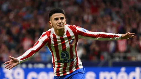 Thiago Almada comemora gol do Atlético de Madrid (Denis Doyle/Getty Images)