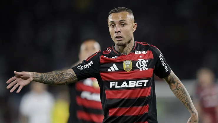 Everton Cebolinha vai ficar no Flamengo. Alexandre Loureiro/AGIF.