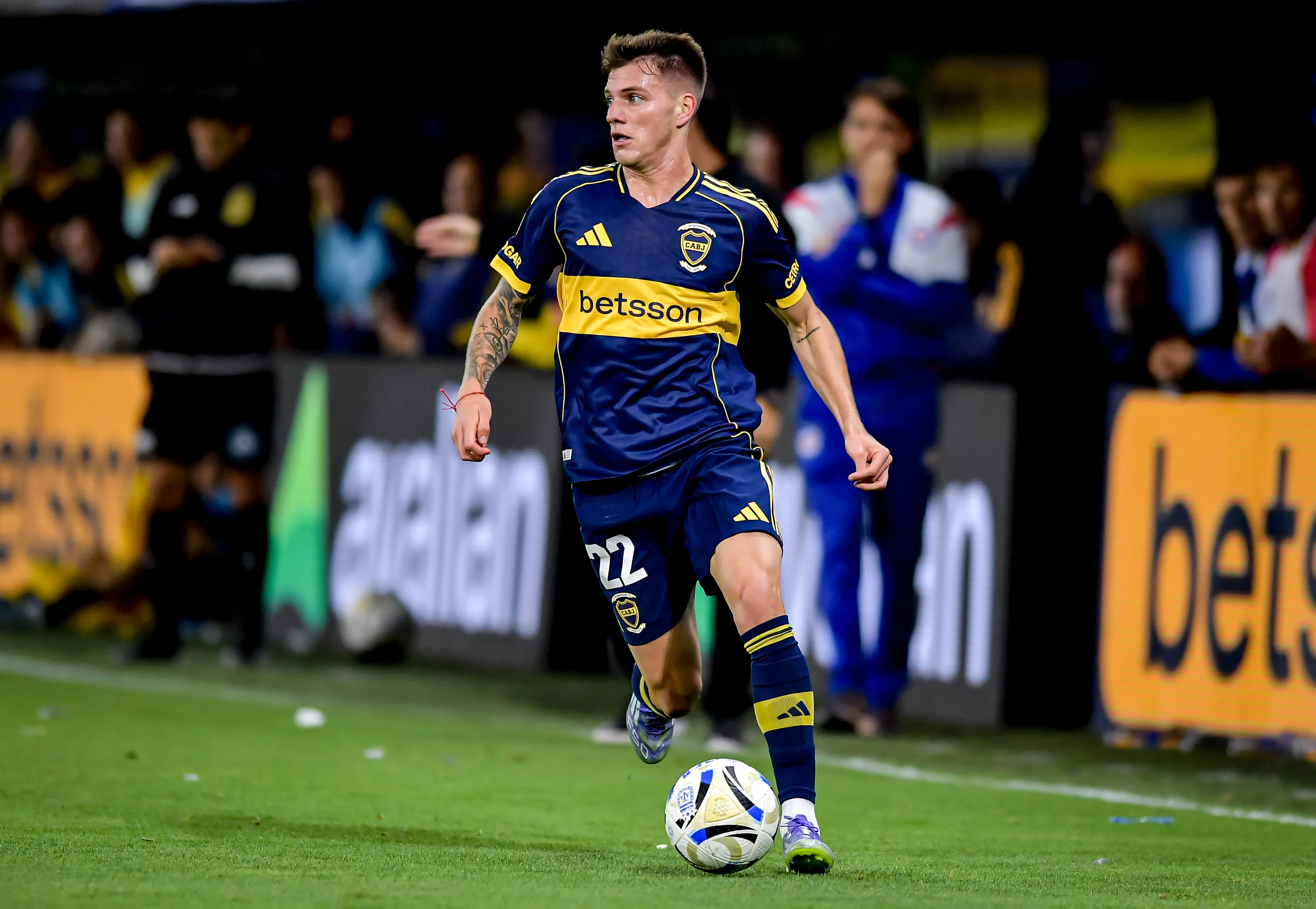 Kevin Zenón em ação pelo Boca Juniors. (Foto: Marcelo Endelli/Getty Images)
