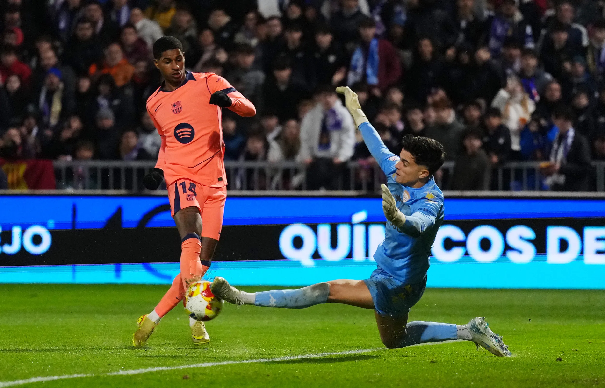 Rashford em ação pelo Barcelona. Foto: Angel Martinez/Getty Images