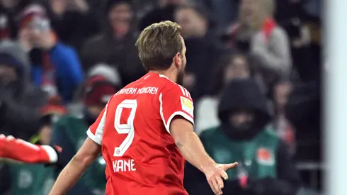 Harry Kane balança as redes contra o Wolfsburg e ganha status de favorito à Bola de Ouro. (Foto: Sebastian Widmann/Getty Images)