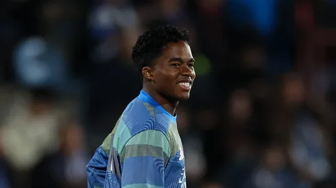 Endrick marca em estreia pelo Lyon contra o Lille pela Copa da França. (Photo by Florencia Tan Jun/Getty Images)