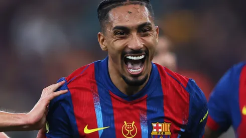 Barcelona supera o Real Madrid com show de Raphinha. (Photo by Yasser Bakhsh/Getty Images)