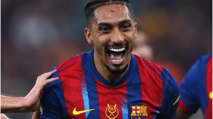 Barcelona supera o Real Madrid com show de Raphinha. (Photo by Yasser Bakhsh/Getty Images)