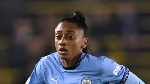 Kerolin, do Manchester City (Photo by Gareth Copley/Getty Images)