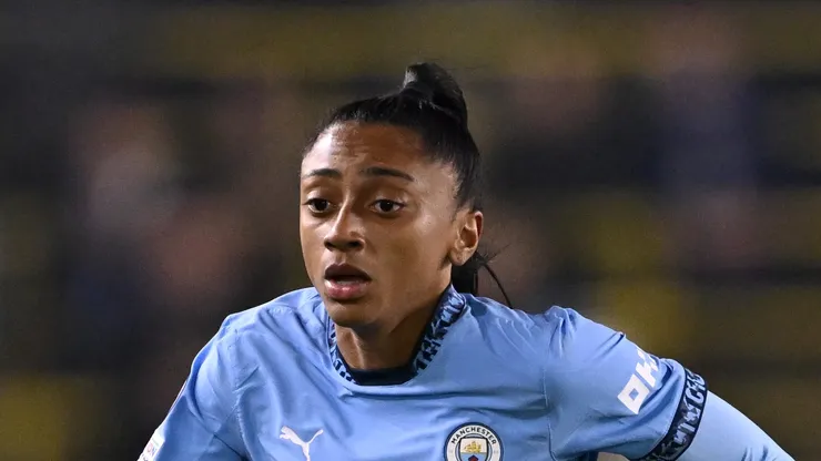 Kerolin, do Manchester City (Photo by Gareth Copley/Getty Images)