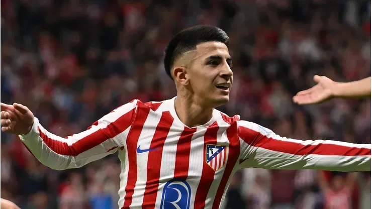 Thiago Almada em jogo do Atlético de Madrid (Denis Doyle/Getty Images)