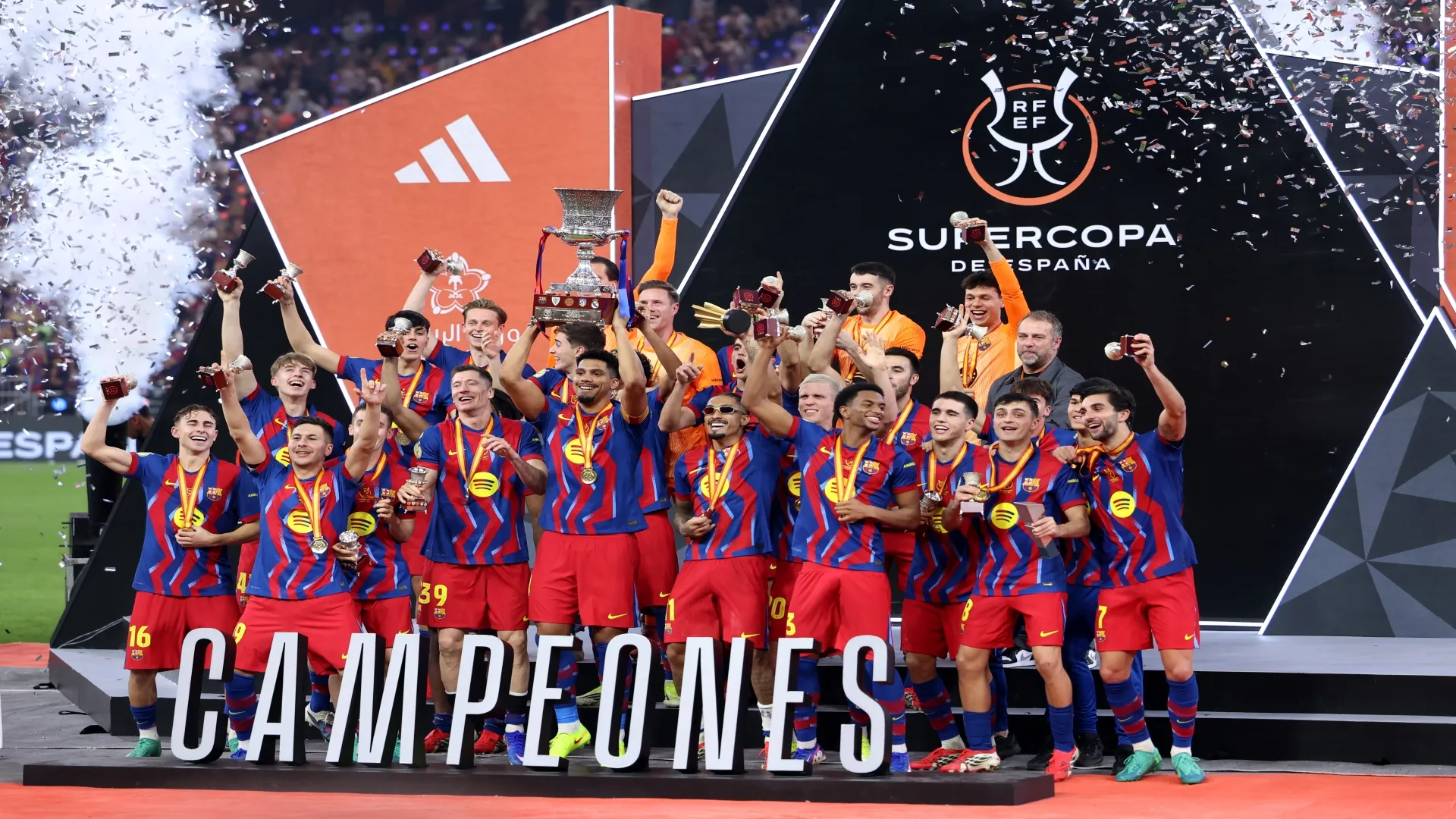 Barcelona campeão da Supercopa da Espanha – Yasser Bakhsh/Getty Images