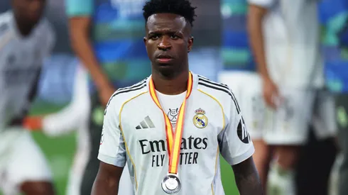 Vinicius Jr atinge marca histórica em finais pelo Real Madrid. Foto: Yasser Bakhsh/Getty Images