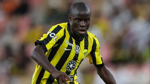 Kanté tem contrato se encerrando no Al-Ittihad (Photo by Yasser Bakhsh/Getty Images)