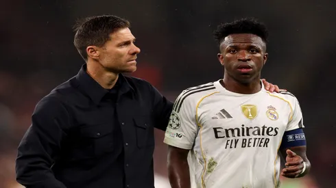 Vini Jr e Xabi Alonso no Real Madrid – Carl Recine/Getty Images