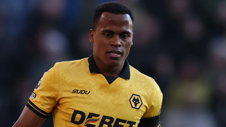 Jhon Arias em campo pelo Wolverhampton. Foto: Michael Regan/Getty Images