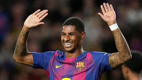 Barcelona teve reuniões com o Manchester United e propôs um segundo empréstimo de Rashford (Foto: Alex Caparros/Getty Images)