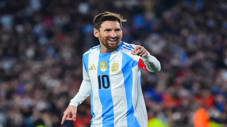 Messi em ação pela Seleção Argentina - Marcelo Endelli/Getty Images