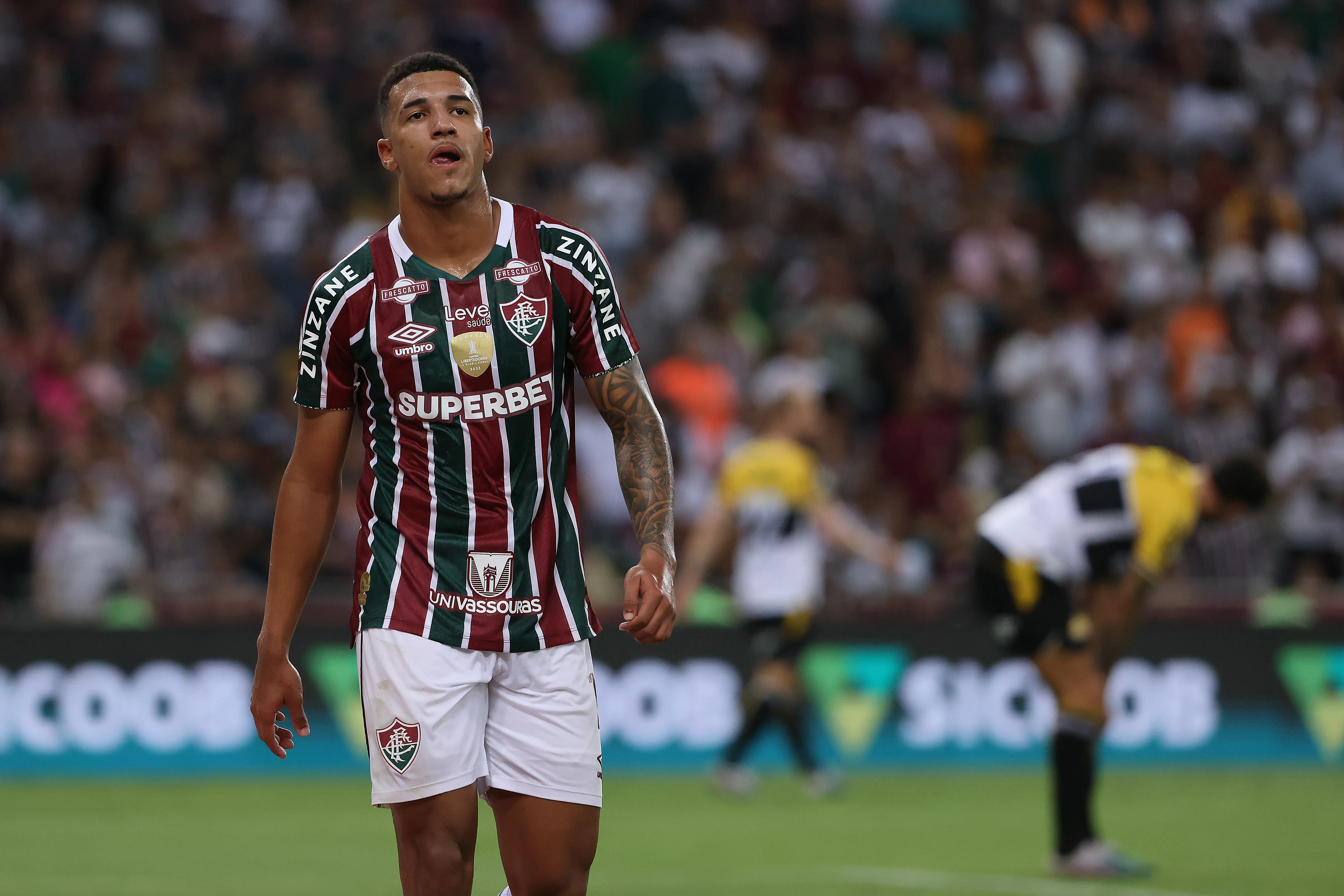 Kauã Elias nos tempos de Fluminense (Foto: Wagner Meier/Getty Images)