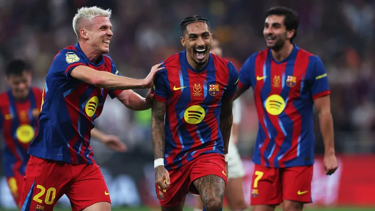 Com dois gols de Raphinha, o Barcelona foi campeão da Supercopa da Espanha sobre o Real Madrid