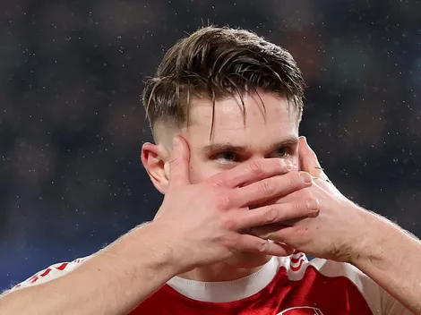 Gyökeres marca pelo Arsenal e jogadores correm para prestar apoio