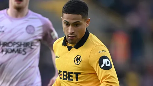 João Gomes em campo pelo Wolverhampton. (Photo by Shaun Botterill/Getty Images)