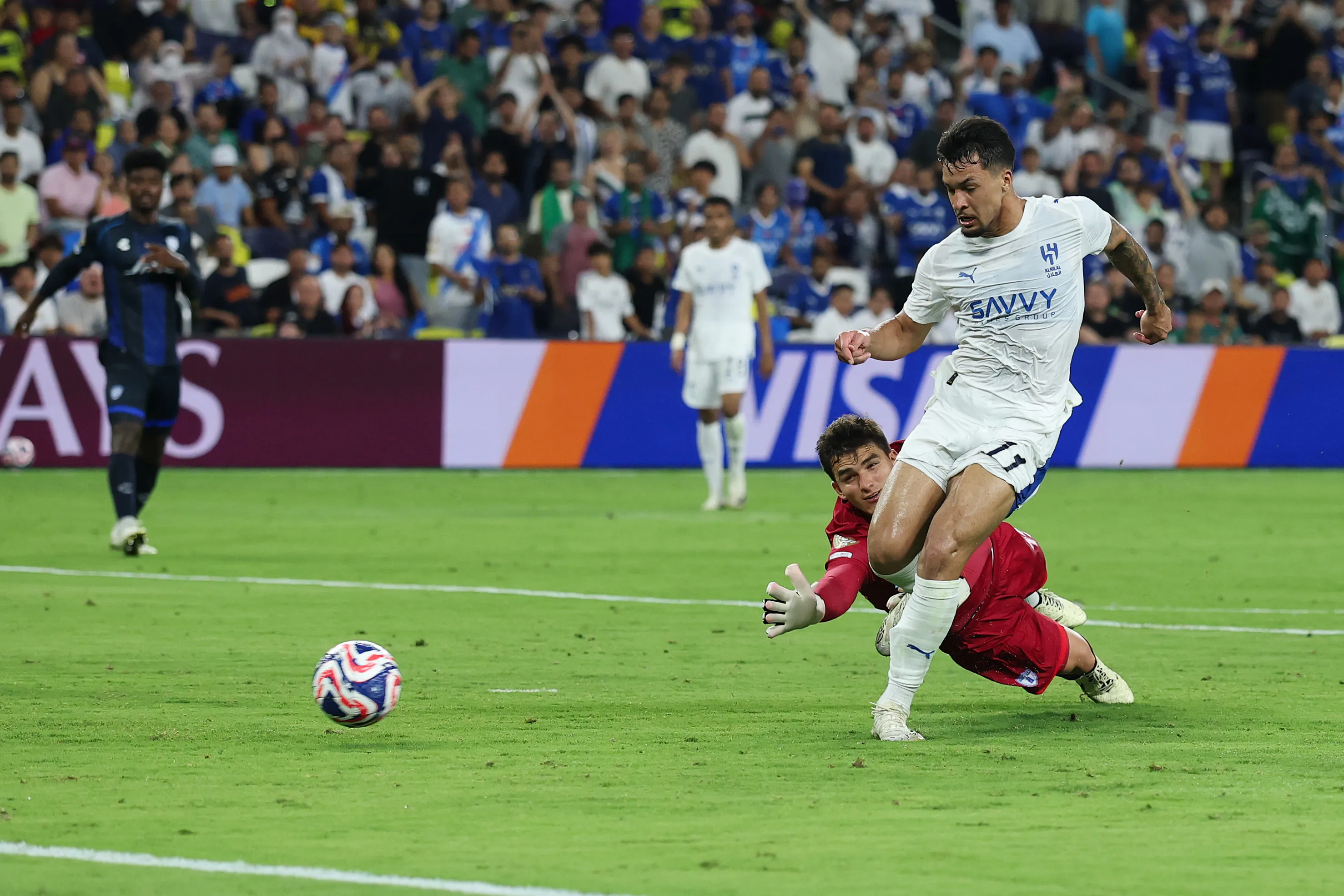 Poder ofensivo de Marcos Leonardo chama a atenção do Napoli. Foto: Richard Pelham/Getty Images