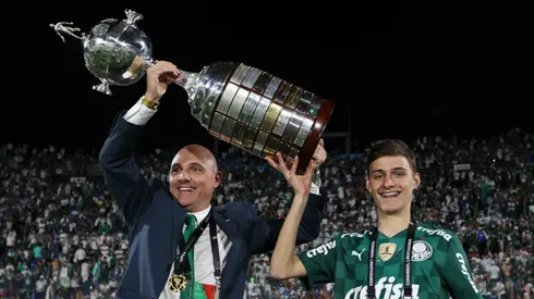 Maurício Galiotte comemora título da Libertadores com o Palmeiras (Cesar Greco/Palmeiras/by Canon)