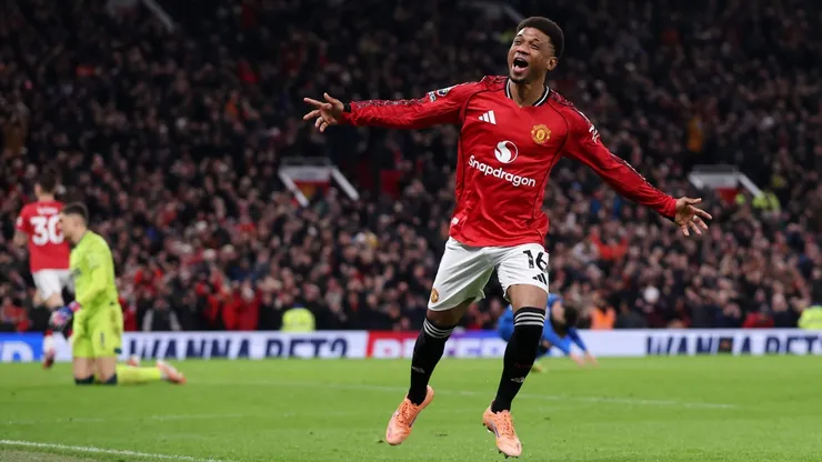 Amad Diallo reforça o Manchester United para o clássico frente ao Manchester City