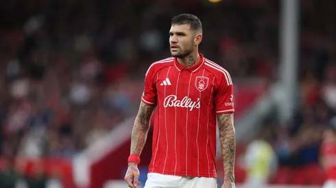 Morato em jogo do Nottingham Forest (Michael Regan/Getty Images)