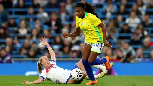 A jogadora defendeu o Chicago Red Stars por duas temporadas – Foto: Kate McShane/Getty Images