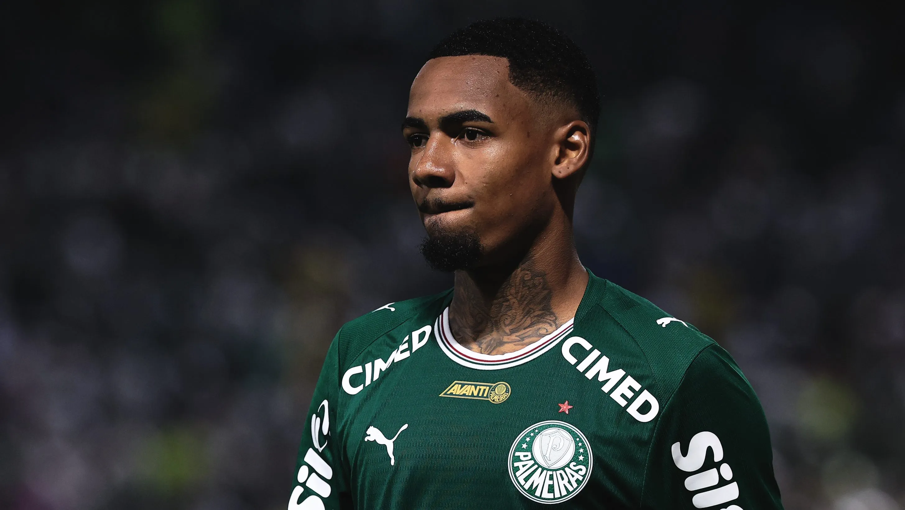 Allan em jogo do Palmeiras. Foto: Ettore Chiereguini/AGIF