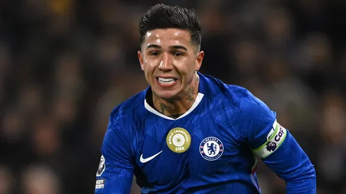 Enzo Fernández, jogador alvo do PSG. (Photo by Mike Hewitt/Getty Images)