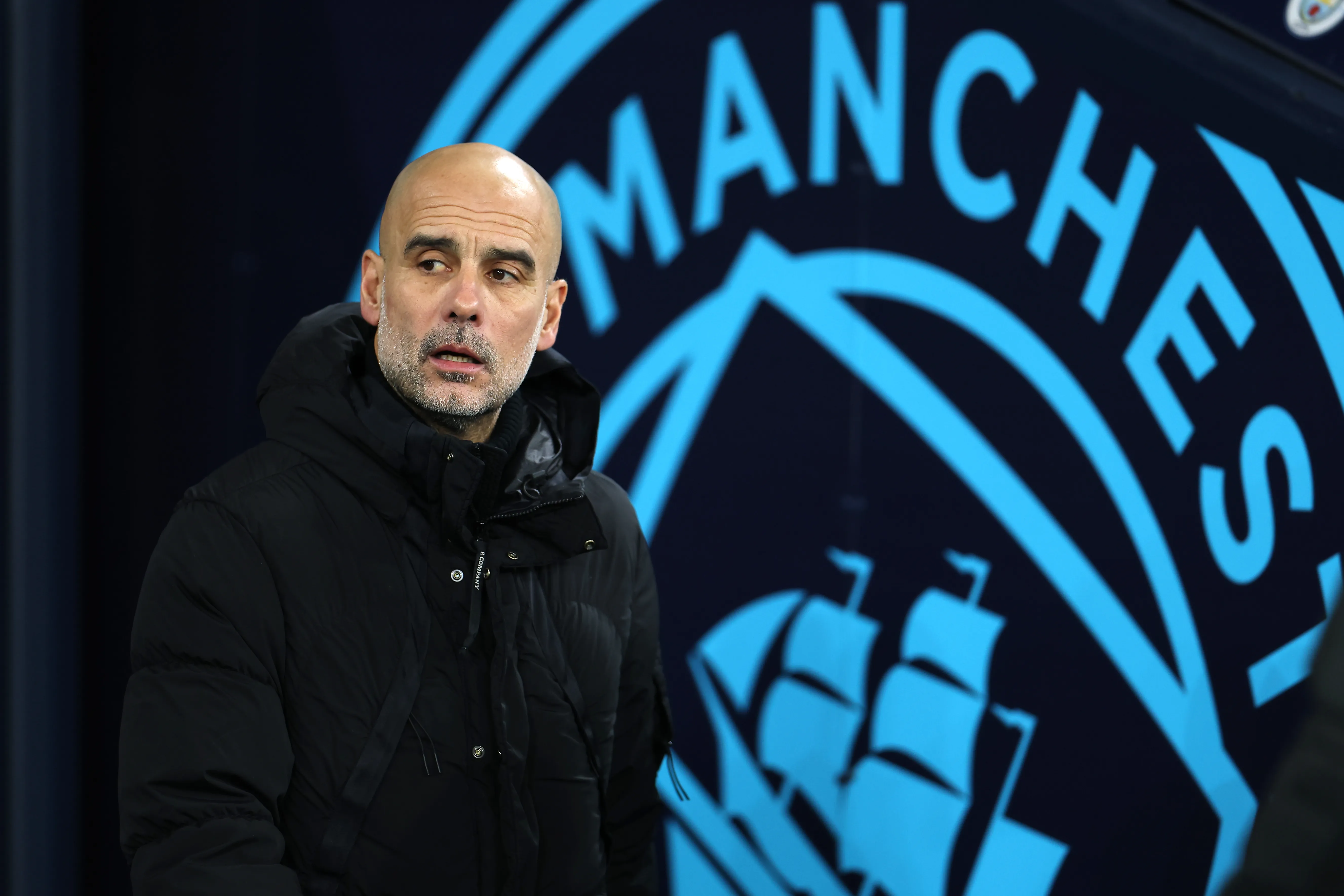 Guardiola deve deixar o Manchester City em 2027. Foto: Mark Thompson/Getty Images