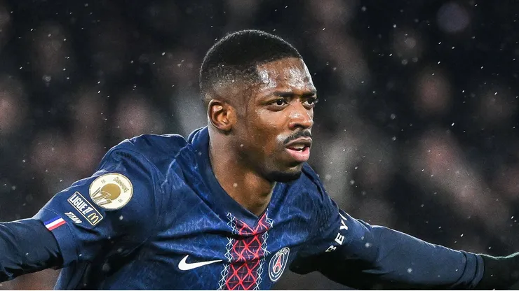 PSG domina Lille e vence por 2 a 0 com gol de Dembélé, pressionando líder da Ligue 1. Foto: IMAGO / ZUMA Press Wire