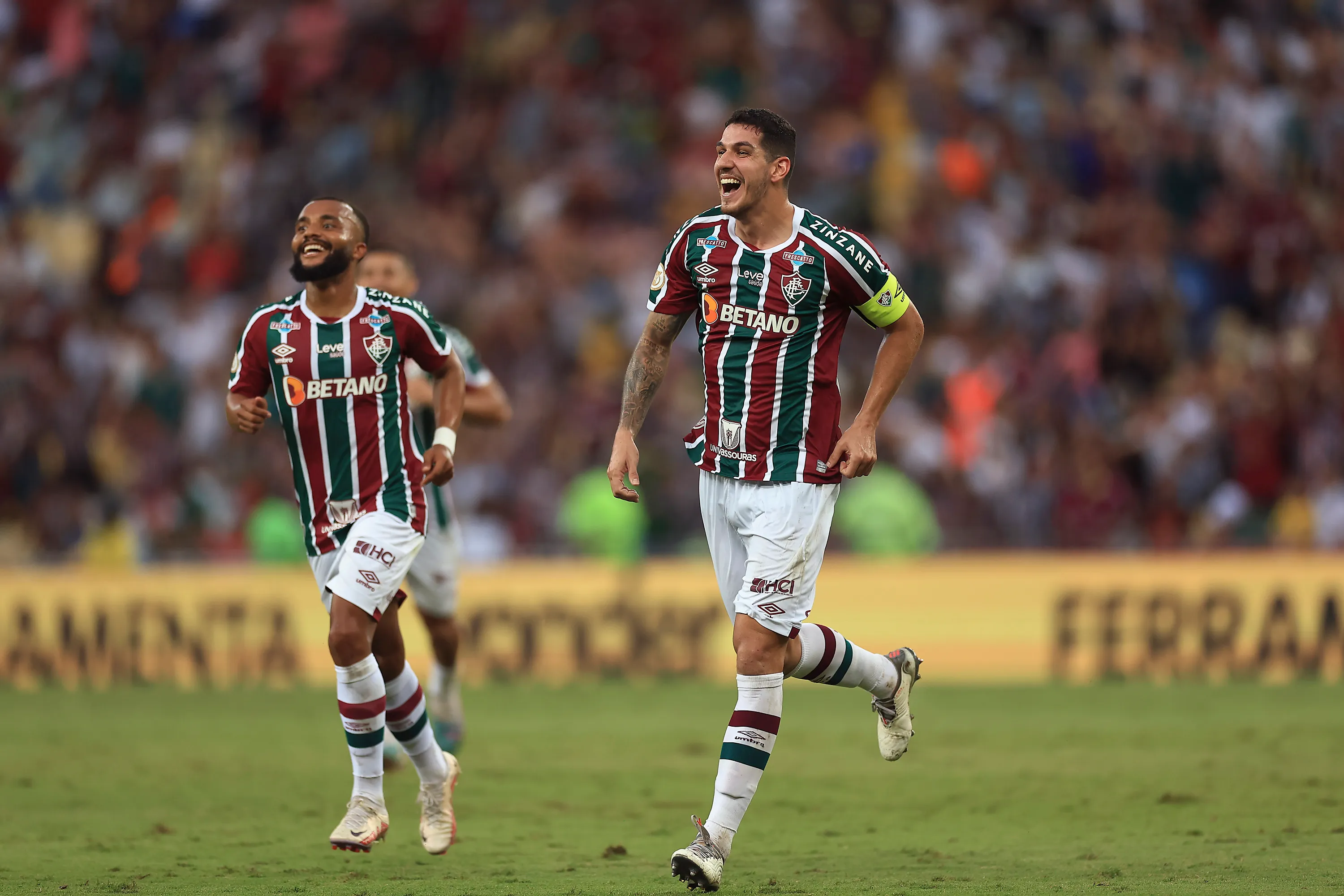 Nino em jogo do Fluminense. Foto: Buda Mendes/Getty Images