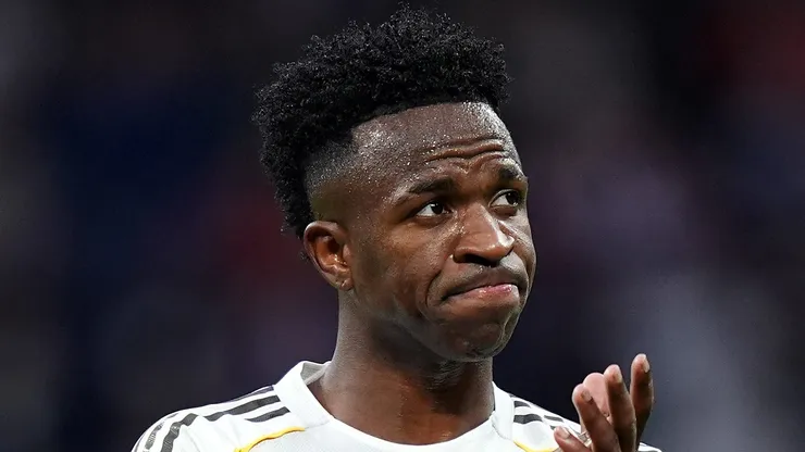 Vinicius Júnior comunica desejo de deixar o Real Madrid. Foto: Angel Martinez/Getty Images