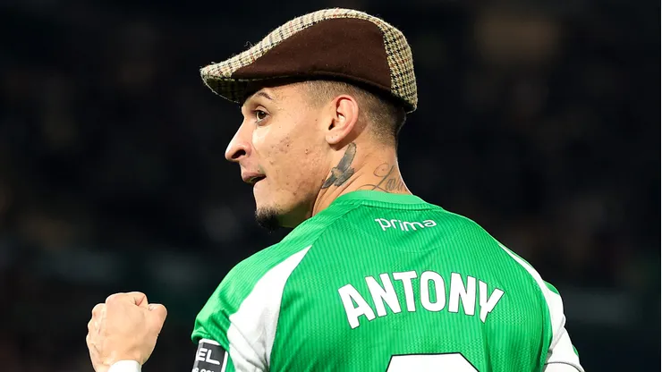 Antony se torna o protagonista do Real Betis. Foto: Fran Santiago/Getty Images