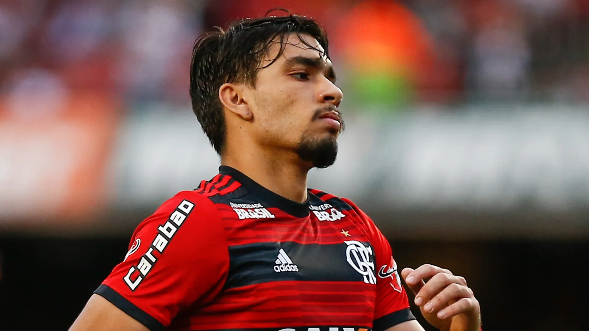 Lucas Paquetá durante jogo pelo Flamengo