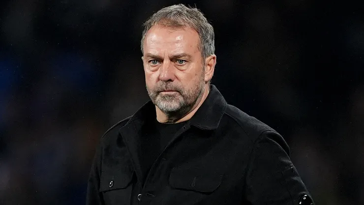 Técnico do Barcelona Hansi Flick. Foto: Juan Manuel Serrano Arce/Getty Images