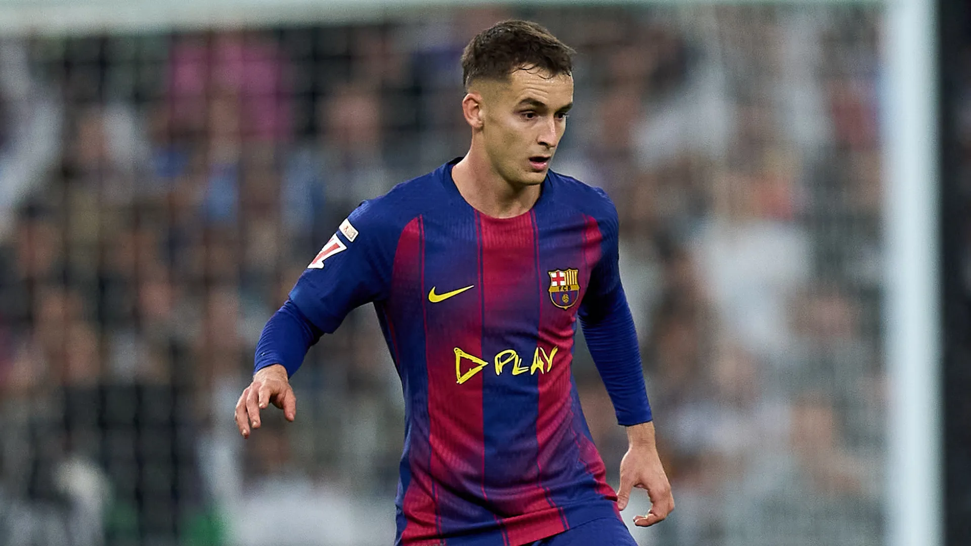 Marc Casadó durante jogo do Barcelona