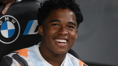 Endrick no banco do Real Madrid – Denis Doyle/Getty Images
