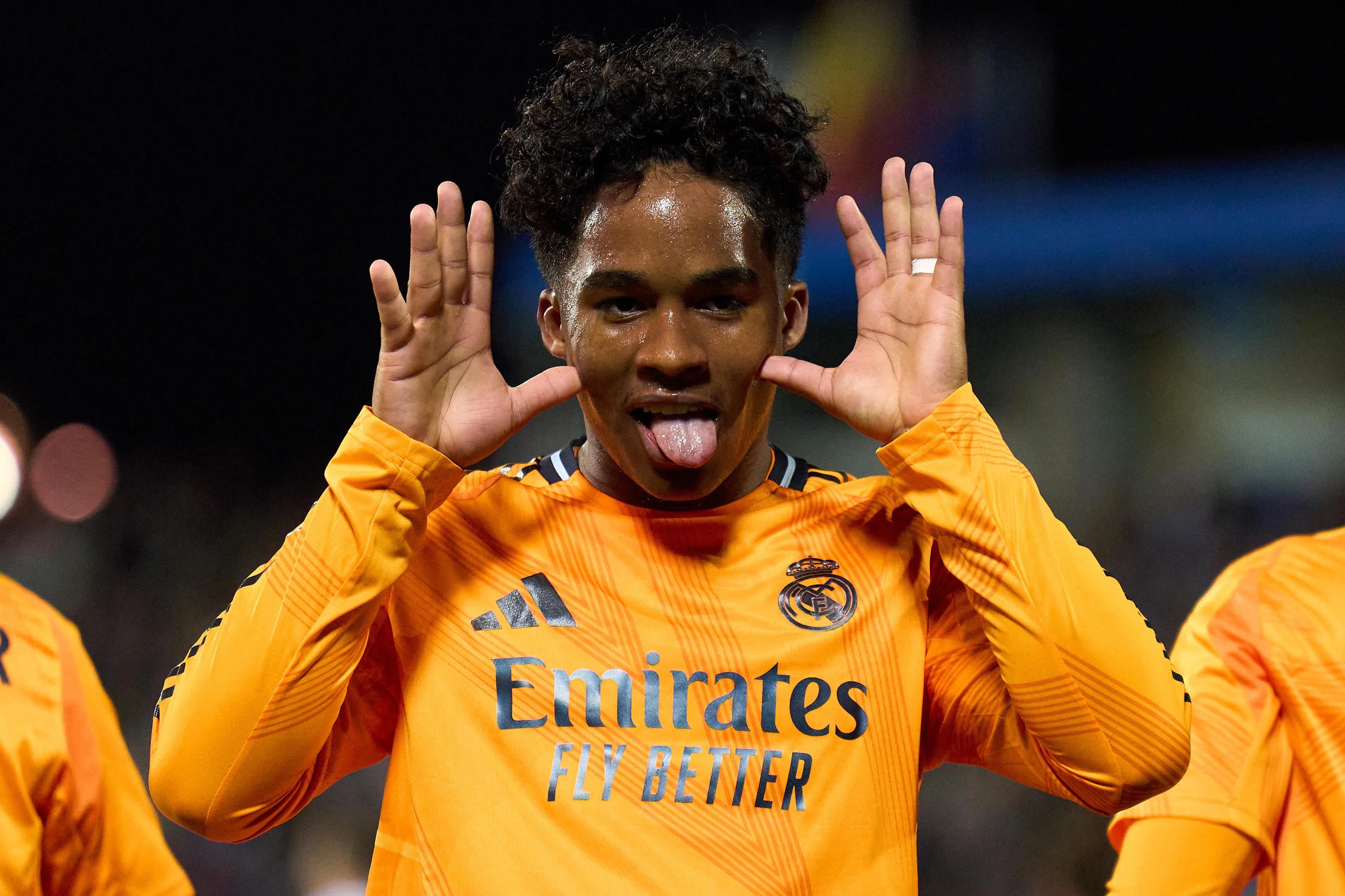 Endrick em partida do Real Madrid – Angel Martinez/Getty Images