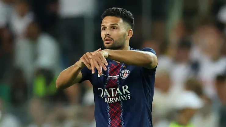 Gonçalo Ramos, atacante do PSG. (Foto: Claudio Villa/Getty Images)