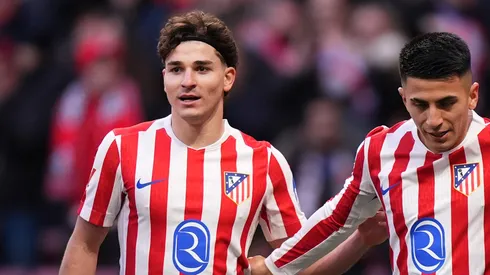 Julian Álvarez e Thiago Almada. (Photo by Angel Martinez/Getty Images)
