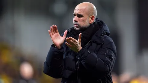 Guardiola em derrota do Manchester City. Foto: Ole Wold/Getty Images
