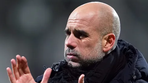 Pós-Choque na Champions: Guardiola exige resposta imediata do Manchester City. Foto: Ole Wold/Getty Images