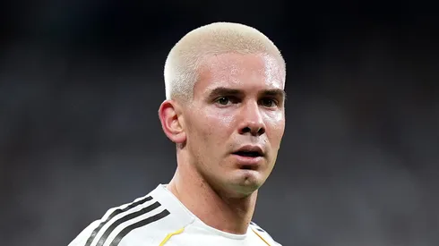 Vaias a Vinícius Júnior no Real Madrid são injustas, diz Mastantuono. (Photo by Angel Martinez/Getty Images)
