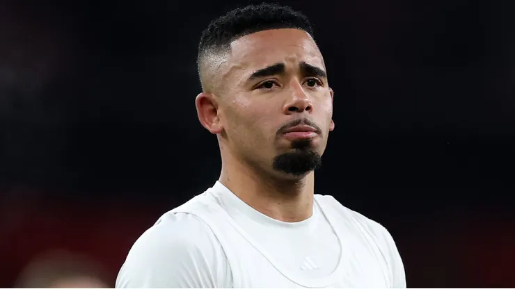 Gabriel Jesus após gol pelo Arsenal. (Photo by Justin Setterfield/Getty Images)