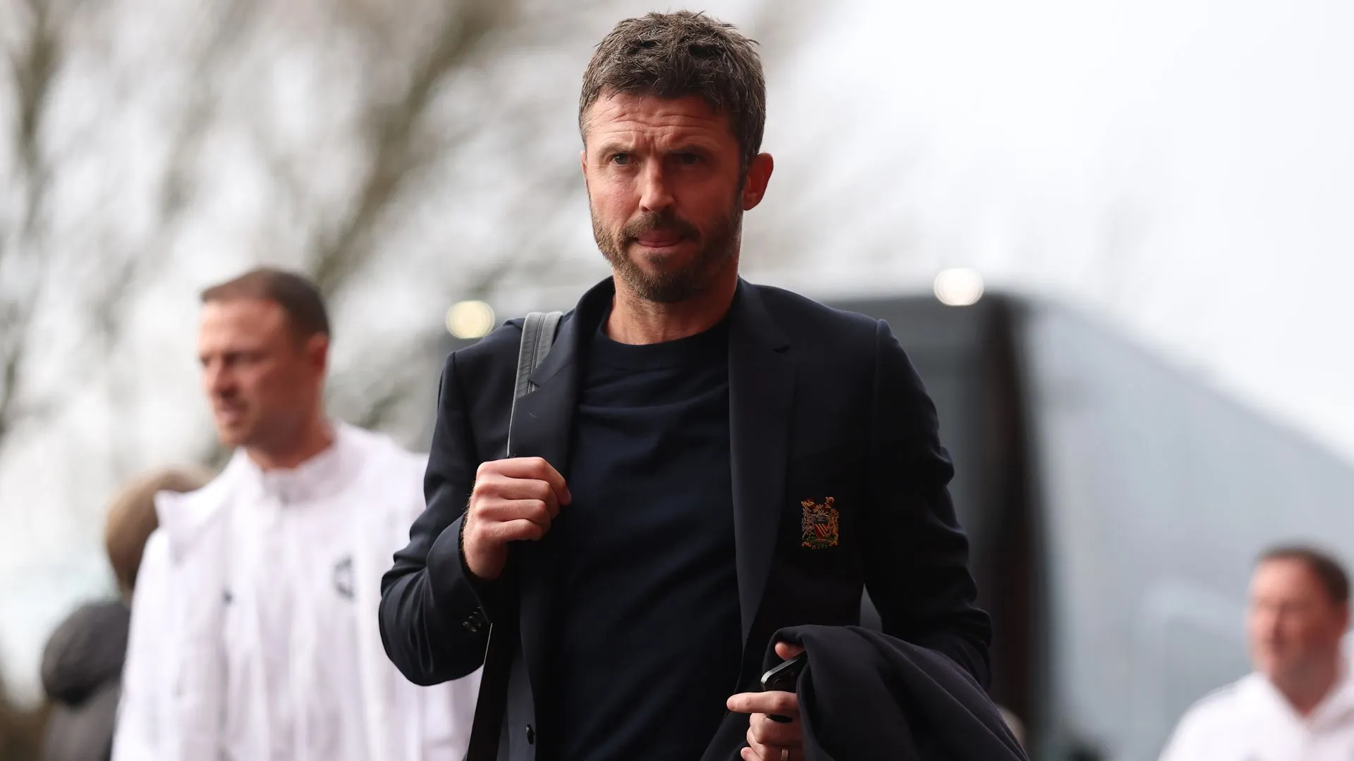 Michael Carrick prepara o Manchester United para o clássico frente ao Arsenal (foto: Carl Recine/Getty Images)