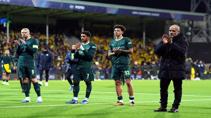 Pós-Choque na Champions: Guardiola exige resposta imediata do Manchester City - Martin Ole Wold/Getty Images