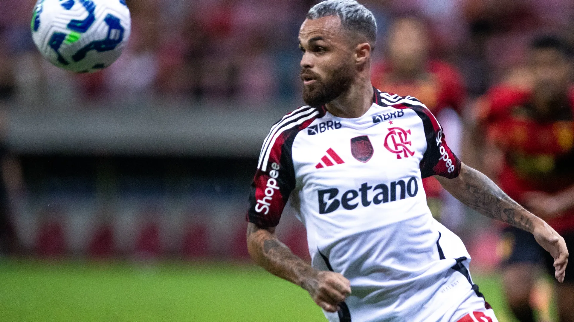 Michael durante jogo do Flamengo