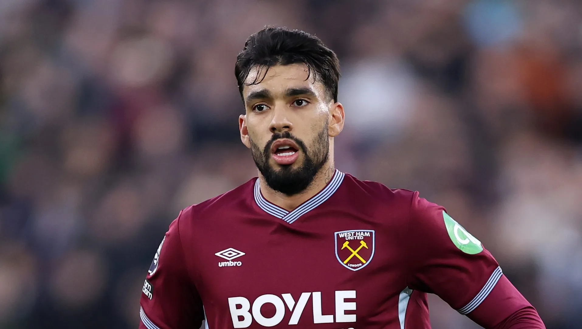 Paquetá em campo pelo West Ham