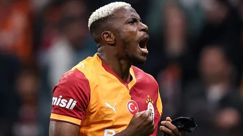 O Galaatasaray empatou com o Atlético de Madrid e Osimhen elogiou o time espanhol (Foto: Ahmad Mora/Getty Images)